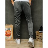 DStreet Spodnie męskie dresowe ciemnoszare | Shoptok.si