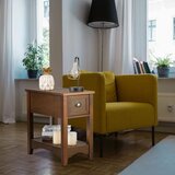  Komplet 2 stranskih mizic s predalom in polico | Shoptok.si