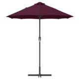  Vrtni suncobran Bordo crvena 380 x 196 x 235 cm | shoptok.hr