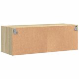  Zidni ormarić sa staklenim vratima boja hrasta 102 x 37 x 35 cm | shoptok.hr