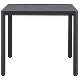 Venture Home Giardini pravokutni vrtni blagovaonski stol 150 × 85 cm, crni | shoptok.hr