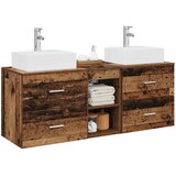  Set ormarića za kupaonicu 3 kom. Staro drvo 49,5 x 41 x 62,5 cm | shoptok.hr