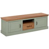 Støraa Svijetlo zelena TV komoda od masivnog bora 160x50 cm Selma – | shoptok.hr