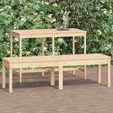 vidaXL Vrtna klupa s 2 sjedala 159 5x44x45 cm od masivne borovine Cijene