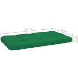  Vrtni srednji kavč iz palet črna impregnirana borovina, (20659081) | Shoptok.si