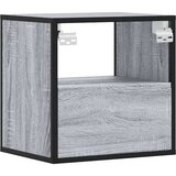 vidaXL Zidni noćni ormarić Sivi Sonoma 40x31x39,5 cm | shoptok.hr