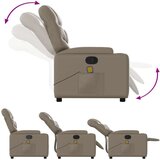 Masažni naslanjač kapučino umetno usnje | Shoptok.si