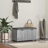  Klupa za hodnik s jastukom Sivi Sonoma 80 x 38 x 46 cm | Eponuda.ba