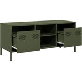 TV ormarić maslinastozeleni 101,5 x 39 x 43,5 cm čelični | shoptok.hr