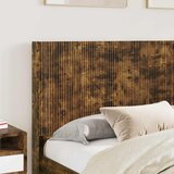  Uzglavlje Dimljeni hrast Konstruirano drvo Smeđa 120 cm | Shoptok.si
