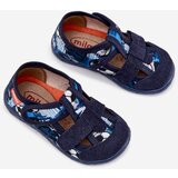 Boto Slippers Milami Children's With Velcro In Balls Navy Blue Reathiana | ePonuda.com