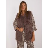 Wool Fashion Italia Vest-AT-KZ-2349-1.17-dark brown | shoptok.hr