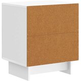  Noćni ormar Bijela visokog sjaja 43 x 34,5 x 50 cm | shoptok.hr