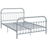  Za krevet sivi metalni 160 x 200 cm | shoptok.hr