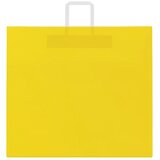  Papirnate vrećice 250 kom s ručkama žute 54x15x49 cm | Eponuda.com