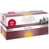 Smilla Fine Menu z okusnim jedrom 24 x 100 g - Govedina, piščančje prsi, paprika | Shoptok.si