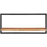 Maison Chic 2 kosi Stenske Police - Viseče police 80x25x35 cm trden akacijev les in jeklo, (21793436) Cene
