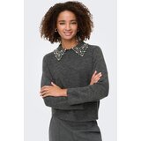 JDY Pulover 'AUBRAY' pegasto siva | Shoptok.si