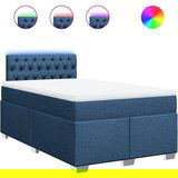 Maison Chic Box spring postelja - Vzmetna postelja z vzmetnico modra 120x190 cm blago SL24698, (21879299) | Shoptok.si