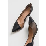 LuviShoes 353 Black Skin Heels Women's Shoes | Shoptok.si
