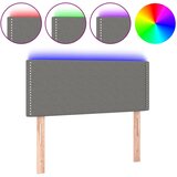 vidaXL LED posteljno vzglavje temno sivo 80x5x78/88 cm blago, (20739158) Cene