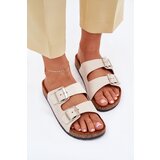 Boto Women's sandals on cork platform with buckles beige Livara | shoptok.hr
