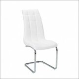 Arti trpezarijska stolica DC865 noge hrom / bela 590x430x1040 mm 779-057 Cene