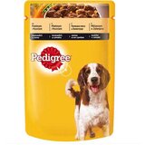 Pedigree kesica za pse adult piletina i povrće u sosu 100gr