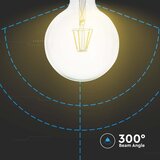  led filament sijalica G125 E27/10W/230V 4000K | Eponuda.com