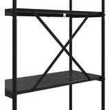  Polica Crni hrast 80 x 30 x 109 cm Konstruirano drvo | shoptok.hr