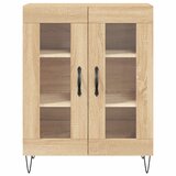  Visoka komoda hrasta sonome 69,5x34x180cm od konstruiranog drva Slike