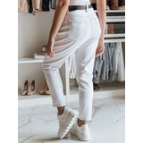 DStreet Spodnie damskie jeansowe LIKEMELOO mom fit białe | Shoptok.si