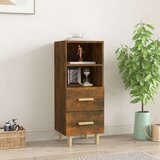  Komoda boja dimljenog hrasta 34 5x34x90 cm konstruirano drvo Cijene