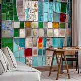  Foto tapeta - Sapphire Stained Glass 100x70 Premium | shoptok.hr