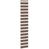 vidaXL Zebra zavjesa smeđa 40x200 cm širina tkanine 35 9 cm poliester - Smeđa 40 x 200 cm | shoptok.hr