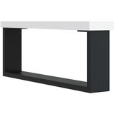 vidaXL Komplet kopalniških omaric 3-delni bel inženirski les | Shoptok.si