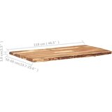 Stolna ploča od masivnog bagremovog drva 118 x (50-60) x 3 8 cm | shoptok.hr