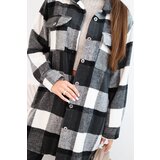 Kesi Włoski Women's checkered shirt graphite | Shoptok.si
