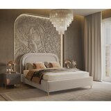 Maison de Rêve Bež oblazinjena zakonska postelja s prostorom za shranjevanje z letvenim dnom 140x200 cm Mija – | Shoptok.si