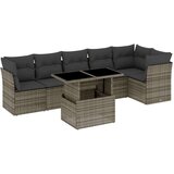  7-dijelni set vrtnih sofa sivi od poliratana | shoptok.hr