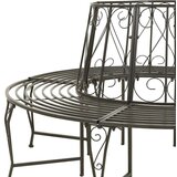  Drevesna klop 160 cm jeklo | Shoptok.si