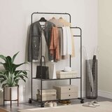  Stalak za odjeću Jednobojno Crna | shoptok.hr