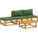  Set sofe 4 kom. Prirodna Čvrsto drvo akacije | shoptok.hr