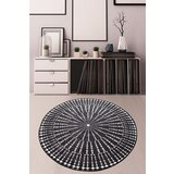 Conceptum Hypnose tepih buio , Ø120cm, crno-beli | ePonuda.com