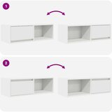 vidaXL TV omarica 2 kosa bela 80x31x25,5 cm inženirski les | Shoptok.si