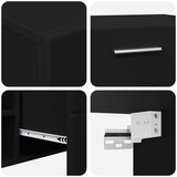  Set TV komoda FLORIN 3 kom. Crna Konstruirano drvo | shoptok.hr