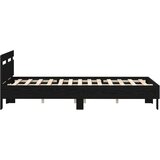  Krevetna konstrukcija Crni hrast 120 x 190 cm Konstruirano drvo | shoptok.hr