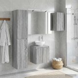  Set ormarića za kupaonicu 5 kom. Siva Sonoma Konstruirano drvo | shoptok.hr