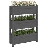  Sadilica siva 77x25x104,5 cm od masivne borovine | shoptok.hr