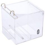 TIAKI akrilna hranilica za ptice No-Mess - Größe S: L 13 x B 14 x H 13 cm | shoptok.hr